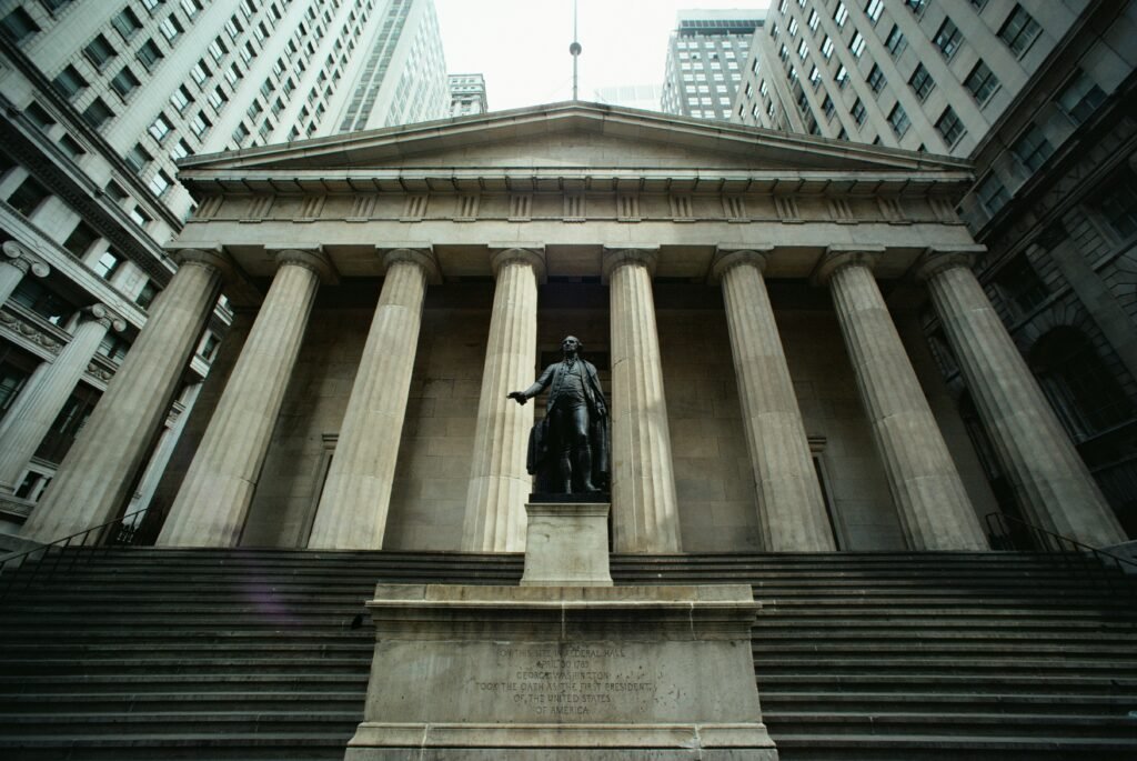 Outside photo of the bank of England