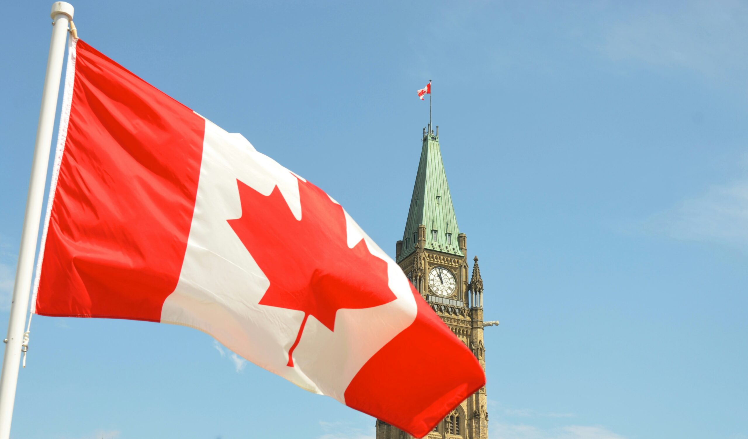 Canadian Flag in Toronto