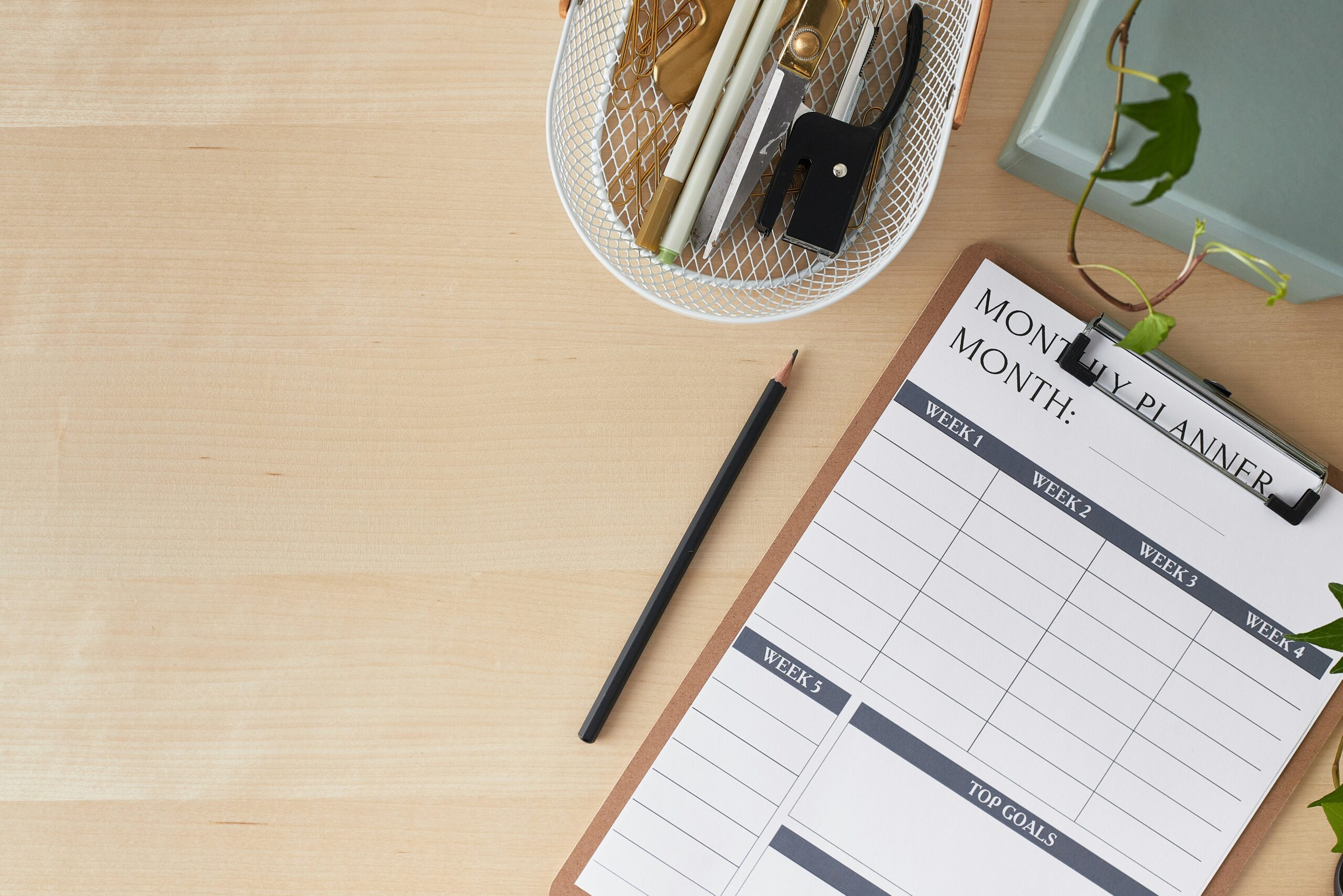 Monthly chart calculations